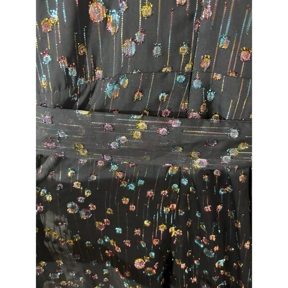 Anthropologie Eva Franco Edita Halter Jumpsuit Sz 2 Multi Metallic $188 Party - Picture 8 of 8